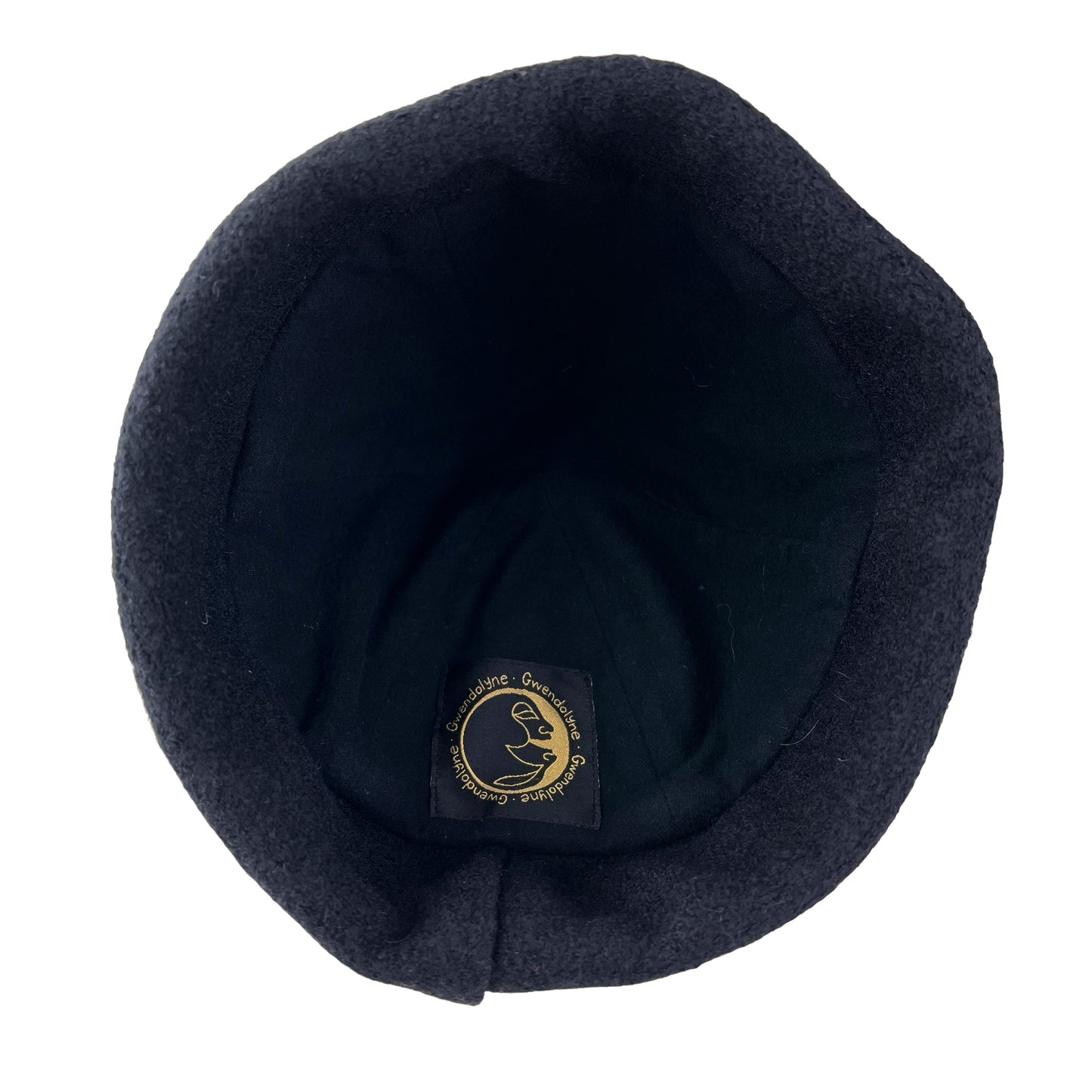 Navy and Green Beanie Wool Slouchy Toque Cap - Medium Large