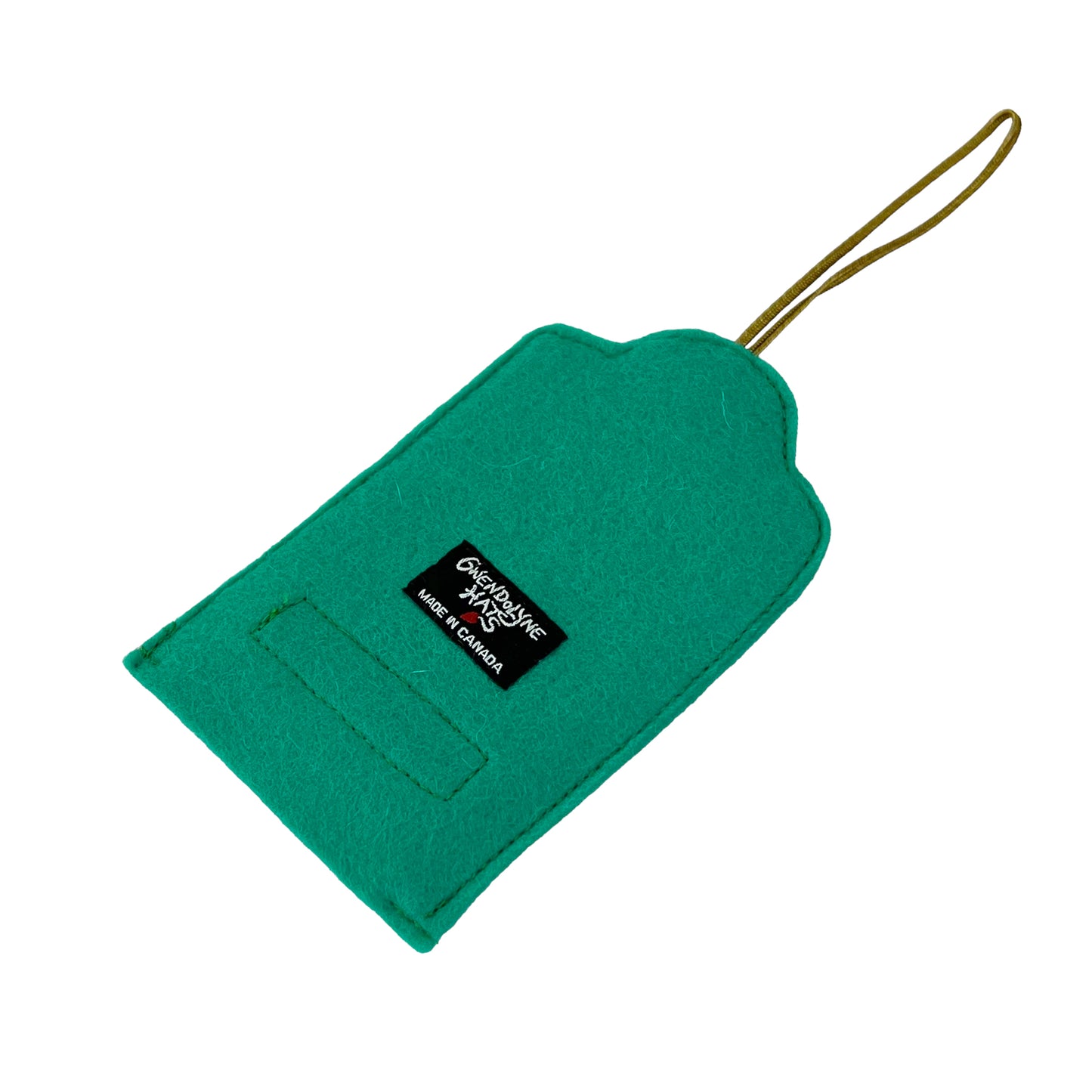 Green Turquoise Felt Ornamental Hanging Frame - Deco Vogue Magazine cover