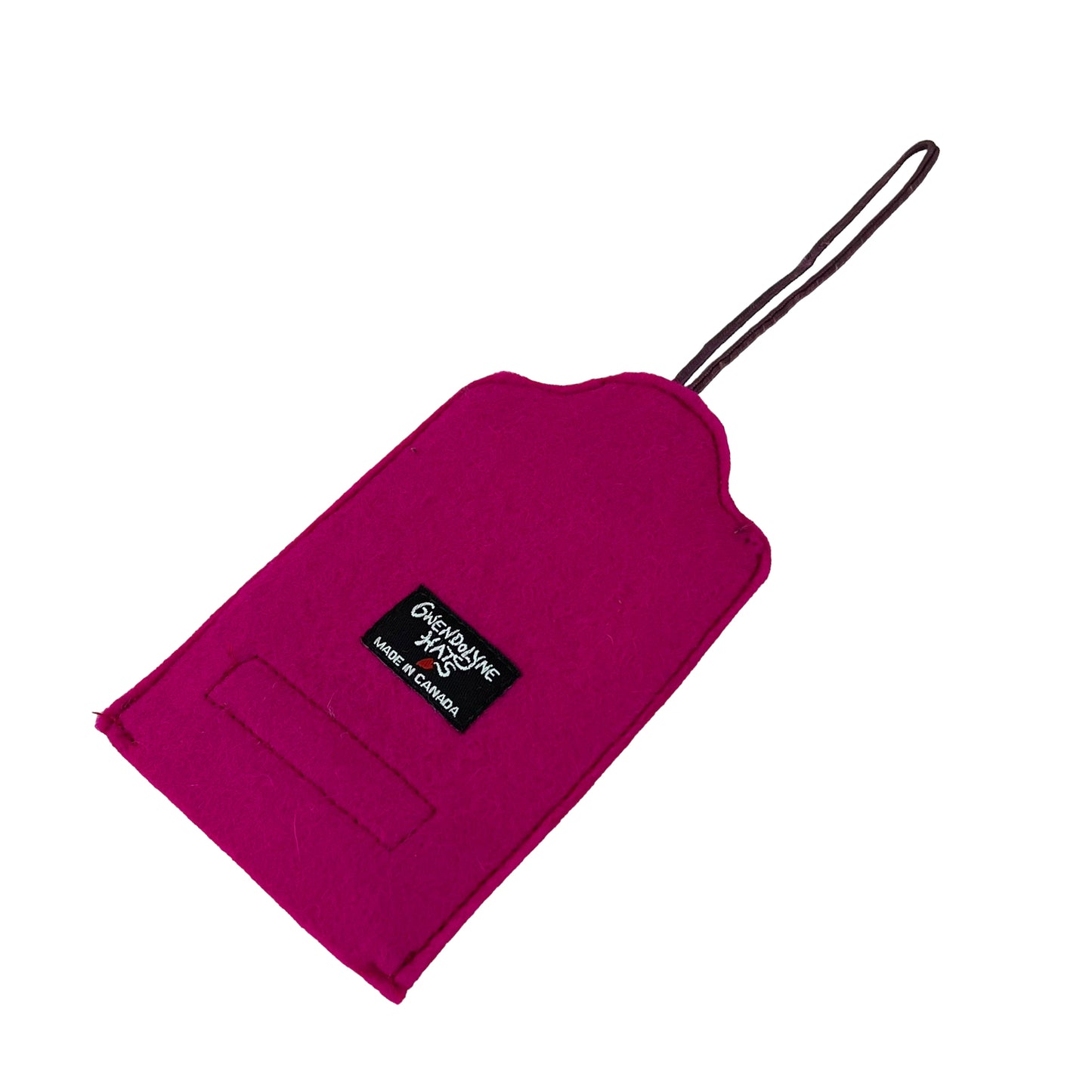 Fuchsia Pink Felt Ornamental Hanging Frame  - Deco Vogue Magazine cover