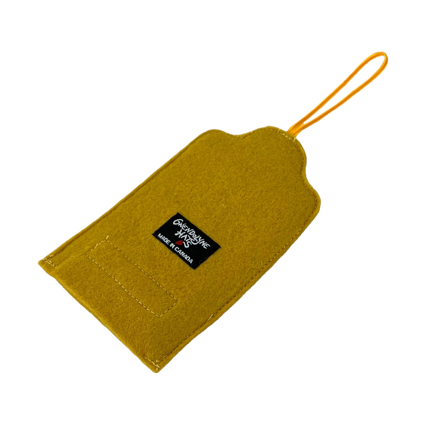 Yellow Felt Ornamental Hanging Frame  - Man Walking on Books