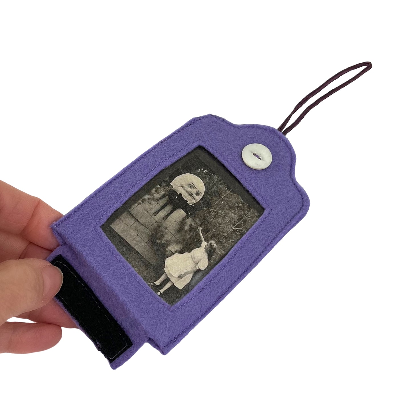Lilac Felt Ornamental Hanging Frame - Humpty Dumpty