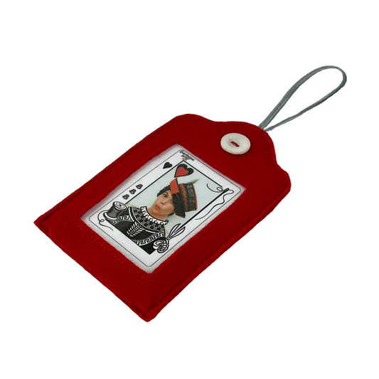 Red Felt Ornamental Hanging Frame - Gwendolyne Hats
