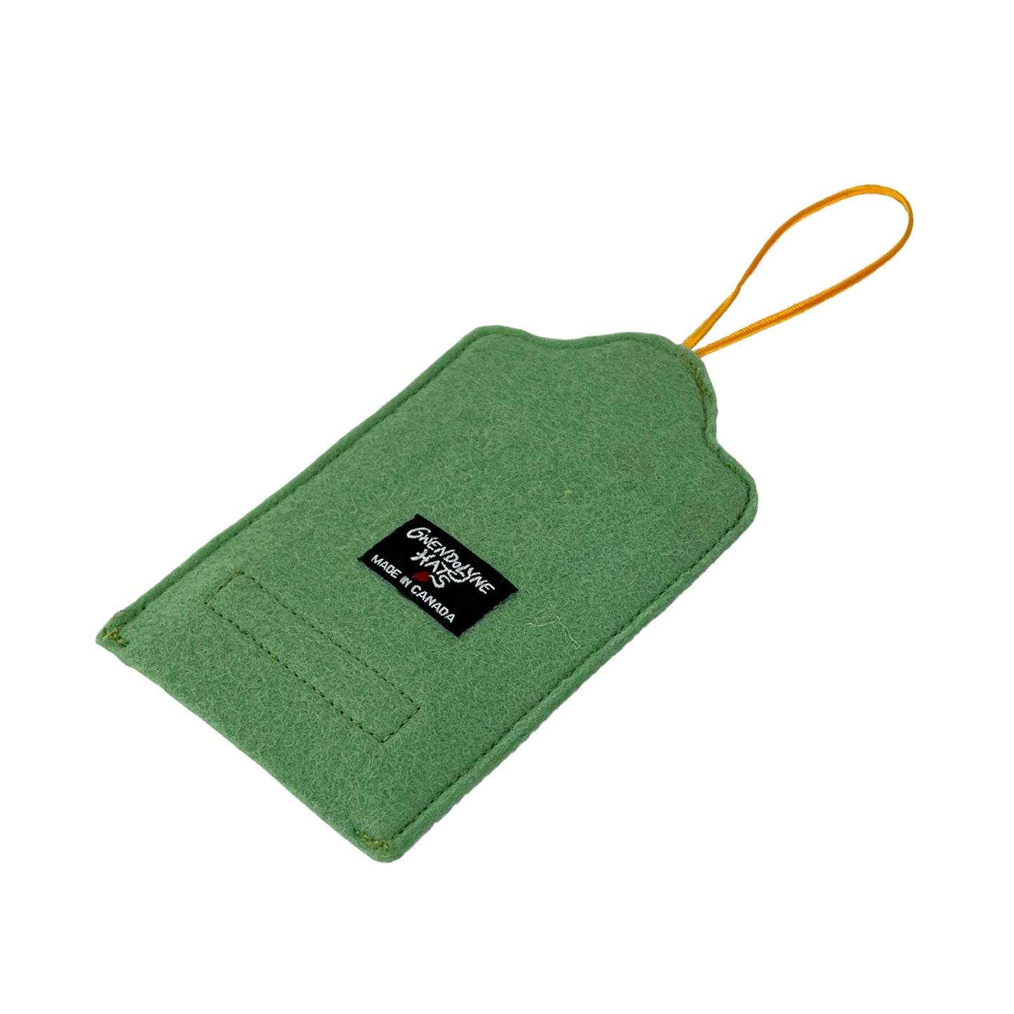 Mint Green Felt Ornamental Hanging Frame- Cat in Man's Beard