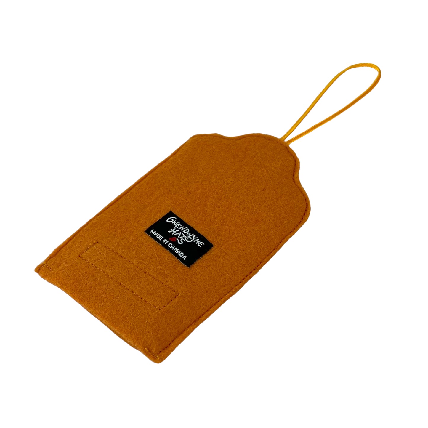 Gold Felt Ornamental Hanging  Frame - Cat in Man's Beard