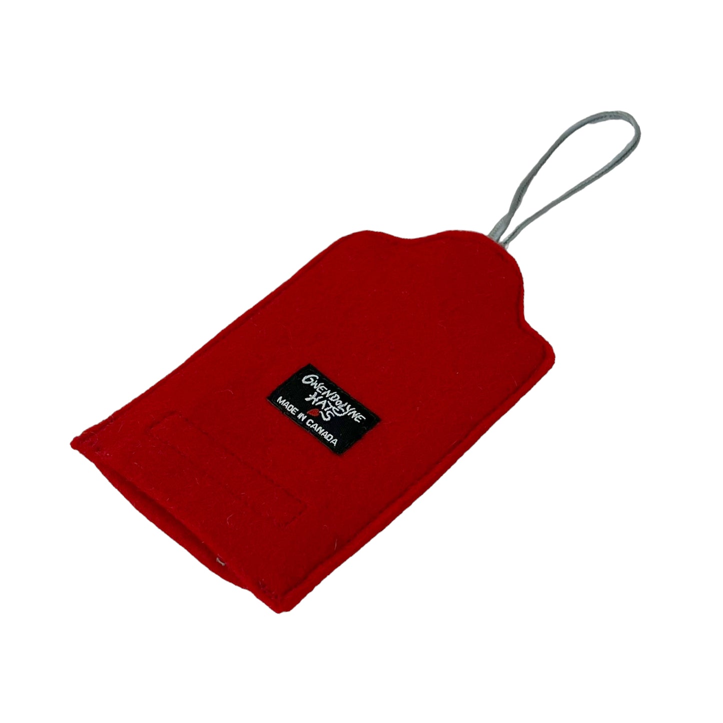 Red Felt Ornamental Hanging Frame  - Man Jumping Up