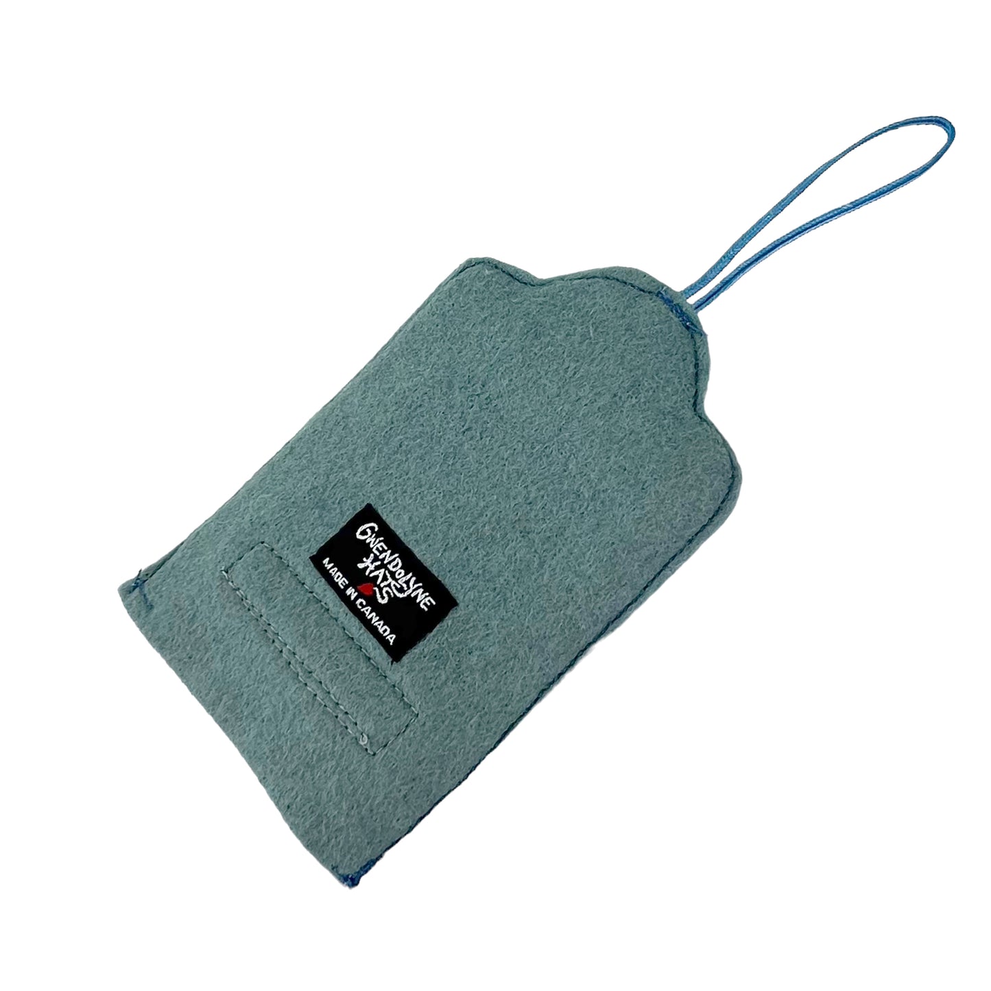 Grey Felt Ornamental Hanging Frame - Antique Buttons