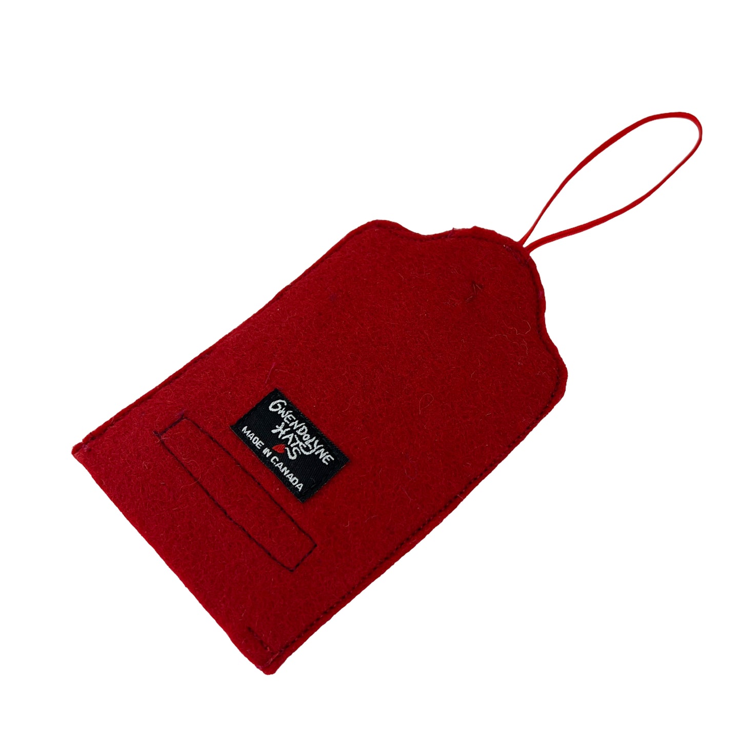 Red Felt Ornamental Hanging Frame - Gwendolyne Hats