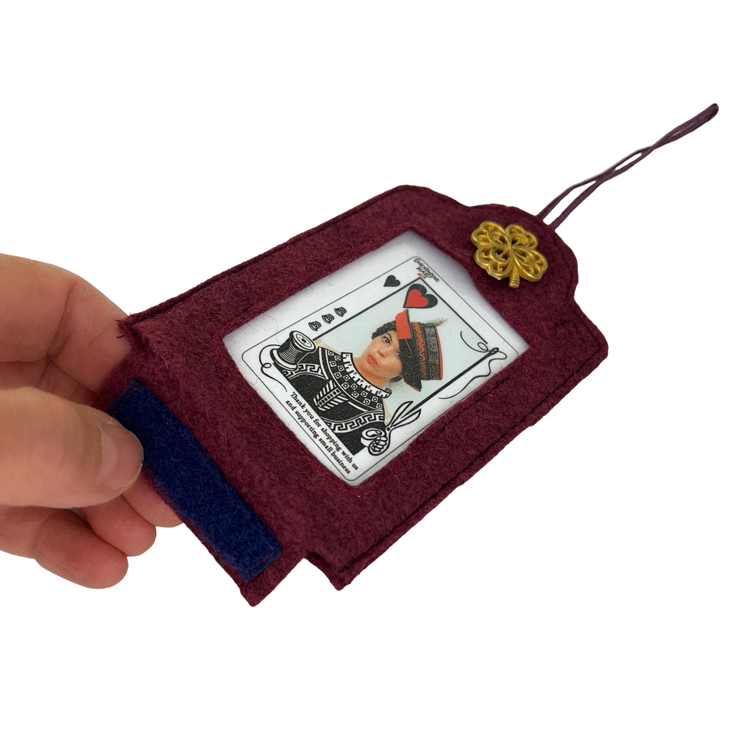 Wine Felt Ornamental Hanging Frame - Gwendolyne Hats