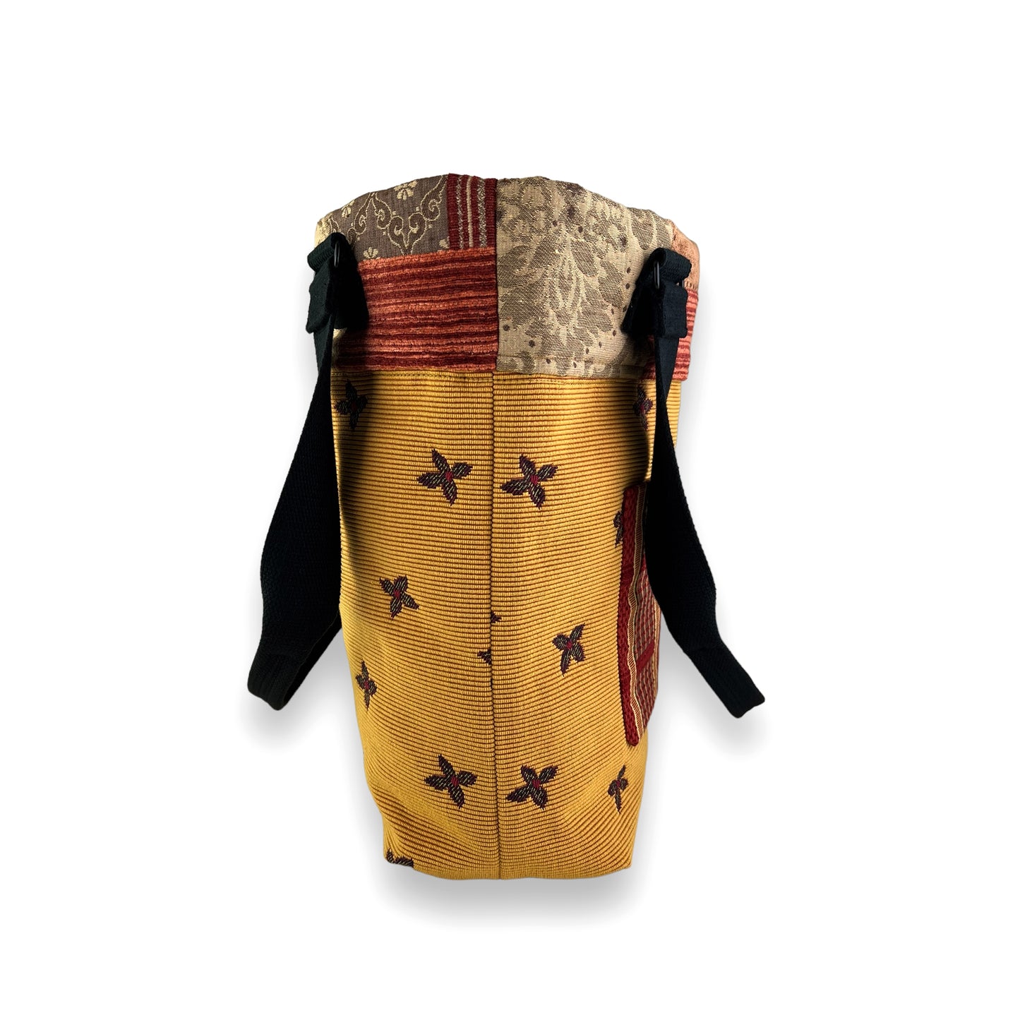 Fresh Tapestry Tote Bag Gold Red Tapestry Fabrics