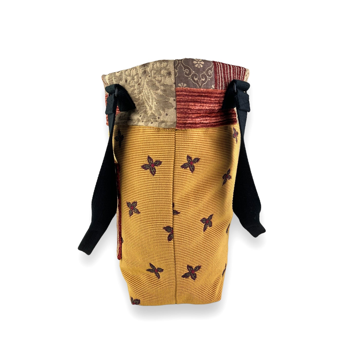 Fresh Tapestry Tote Bag Gold Red Tapestry Fabrics