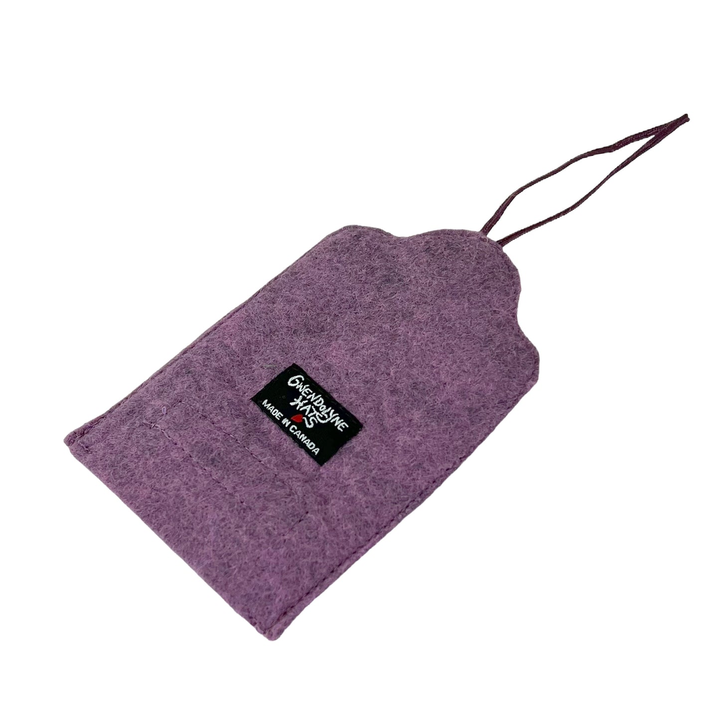 Purple Felt Ornamental Hanging Frame - Vintage Vogue Deco Magazine Cover