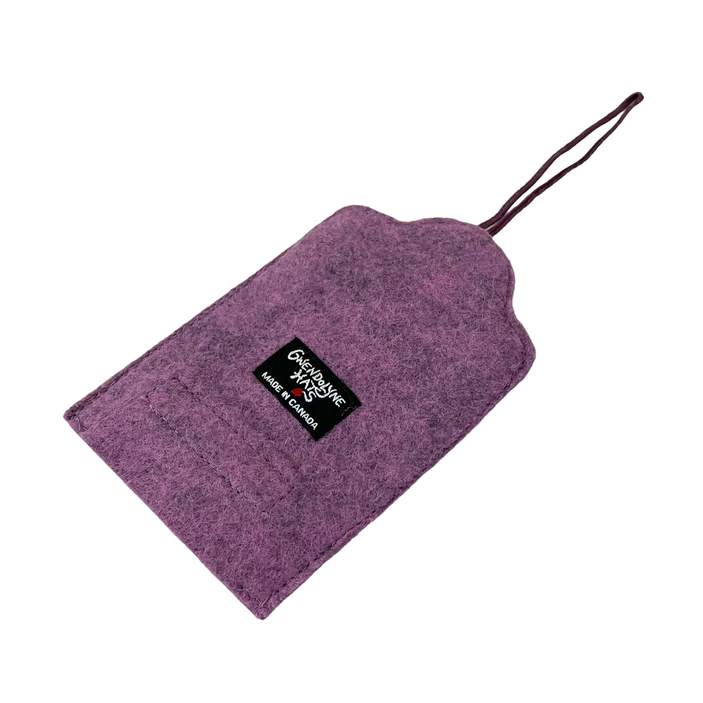 Lilac Felt Ornamental Hanging Frame - family photo