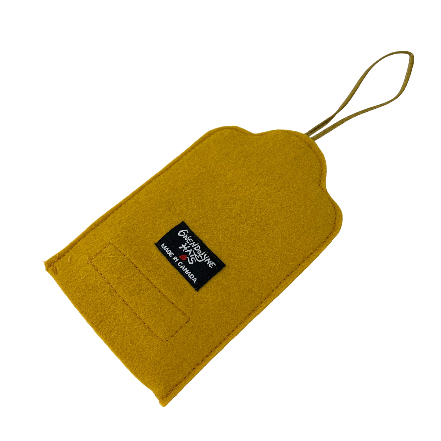 Gold Ornamental Hanging Felt Frame - Antique Enamel Buttons