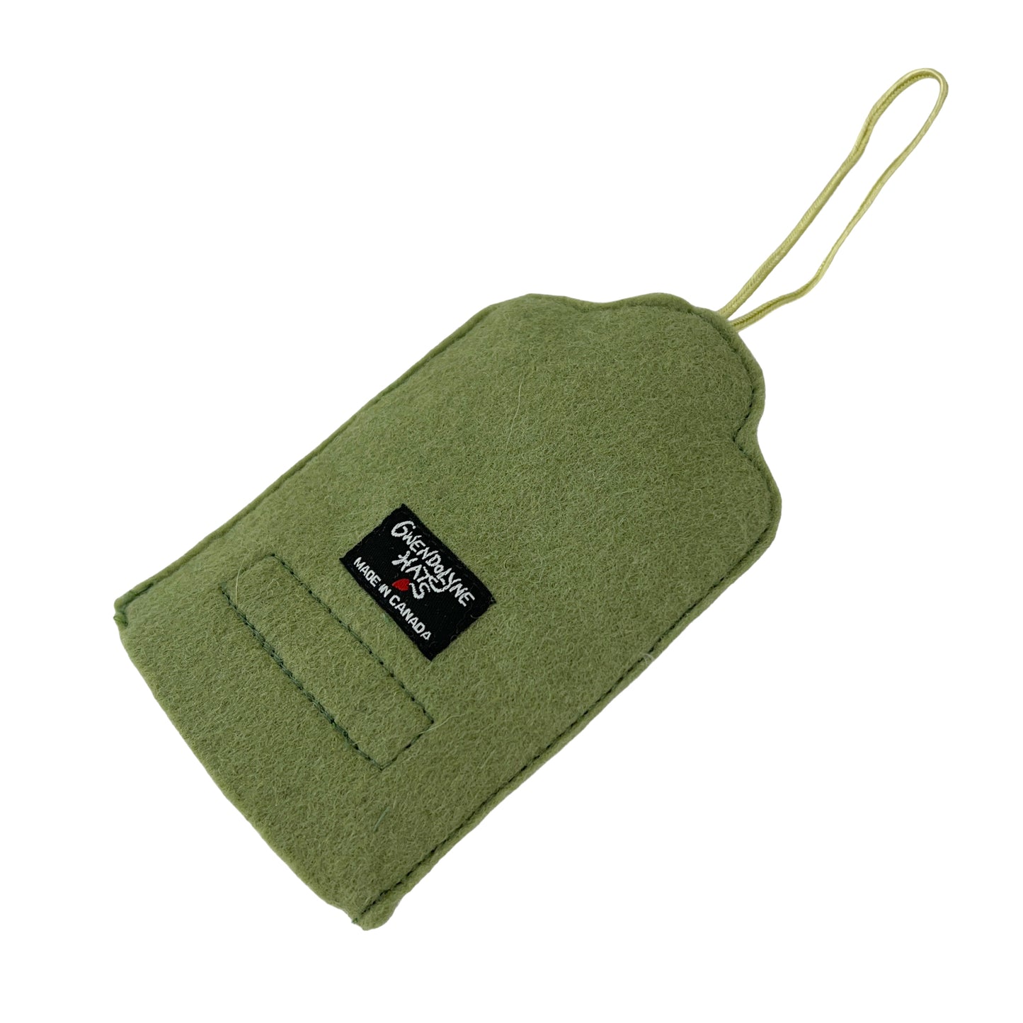 Avocado Green Felt Ornamental Hanging - Vintage Vogue Magazine Cover