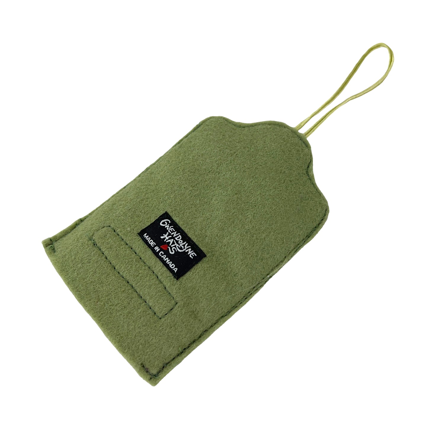 Lime Green Felt Ornamental Hanging Frame - Deco Vogue Magazine Cover