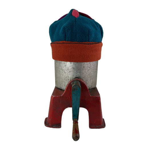 Polar Fleece Fun Hat Medium Rust Band