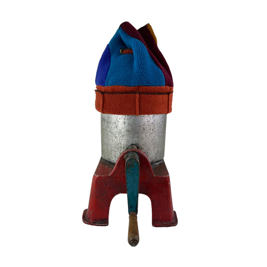 Polar Fleece Fun Hat Small Rust Band