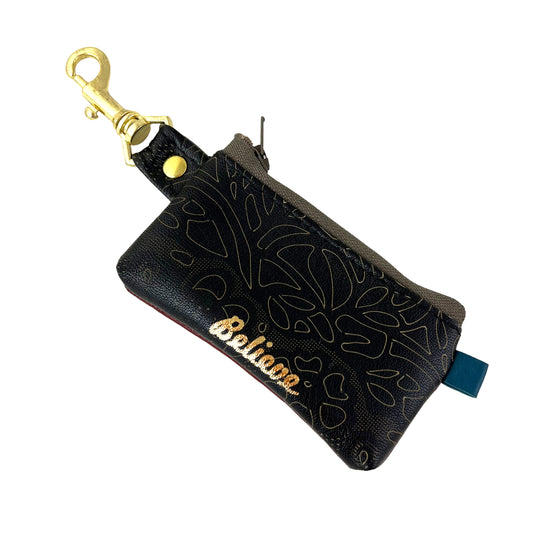 BELIEVE Clay Brown Grey - Positive Change Hook Zipper Purse Edition #06/23