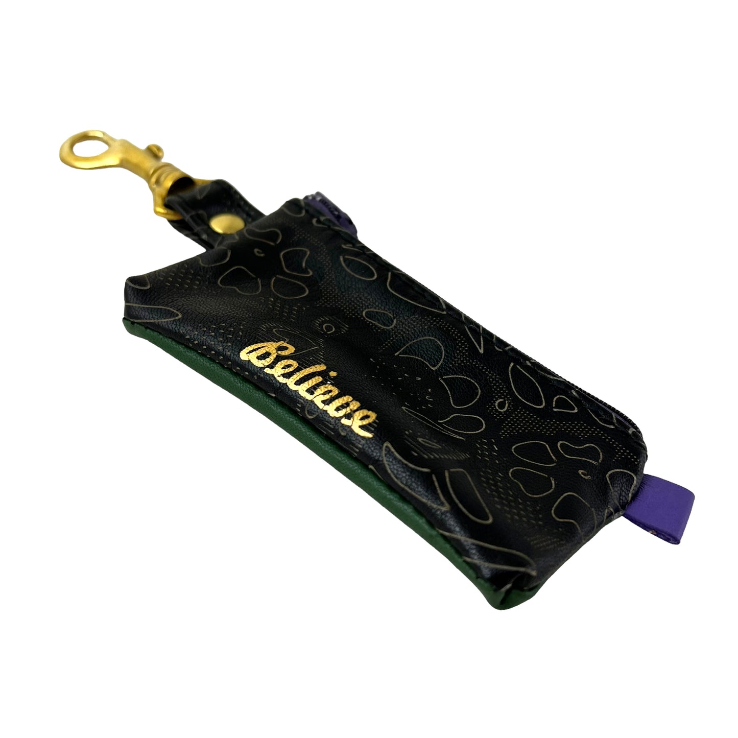 BELIEVE Green Purple - Positive Change Hook Zipper Purse Edition #17/23
