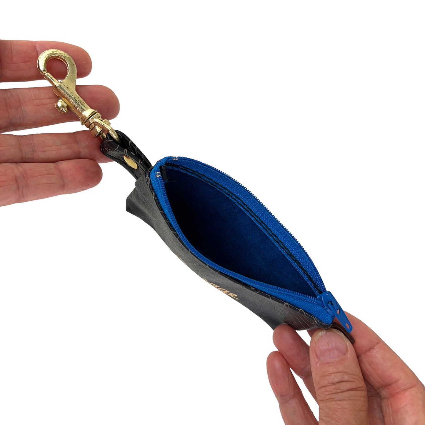 COURAGE Blue - Positive Change Hook Zipper Purse Edition #07/23
