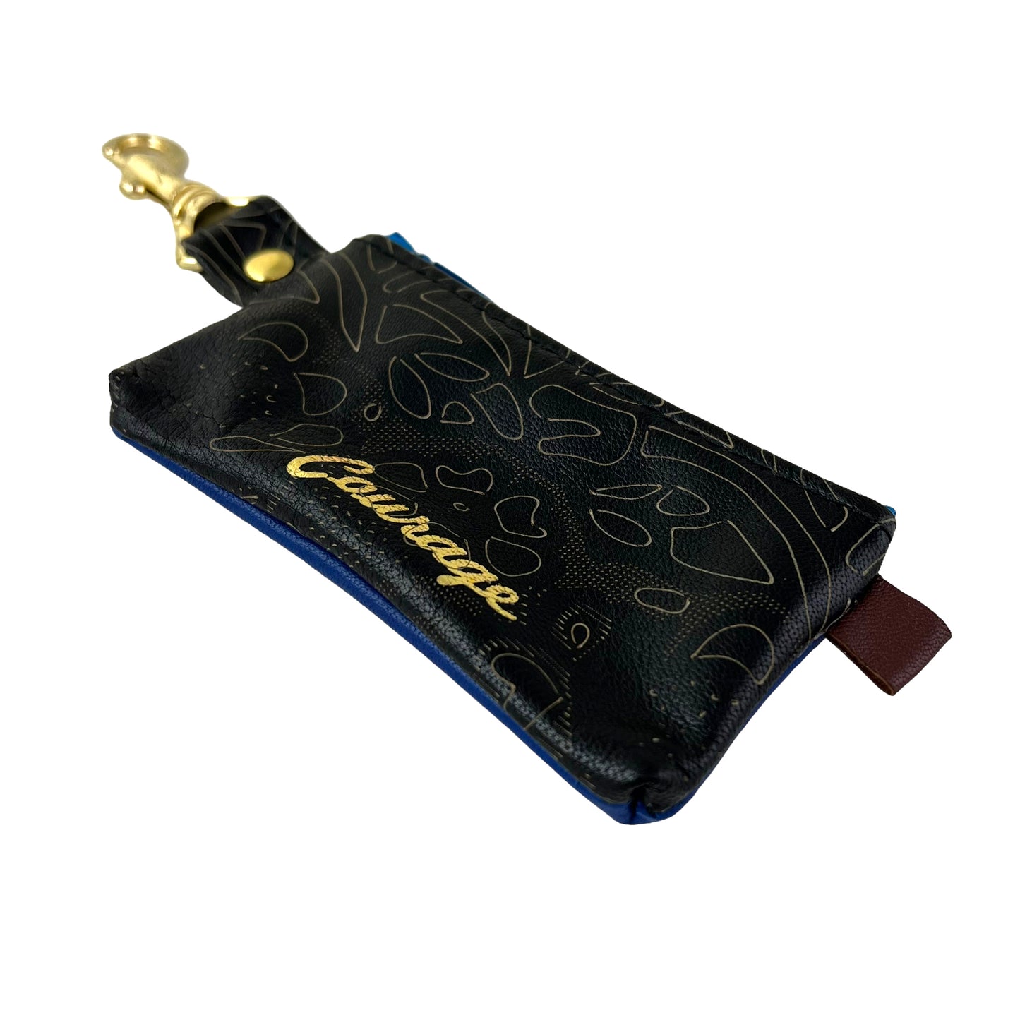 COURAGE Blue - Positive Change Hook Zipper Purse Edition #07/23