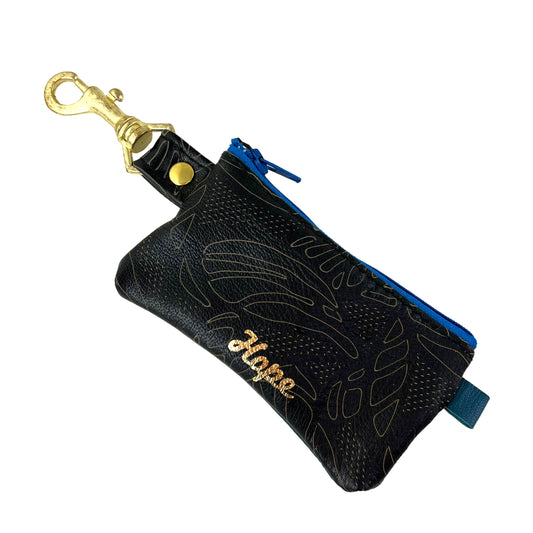 HOPE Blue - Positive Change Hook Zipper Purse Edition #12/23