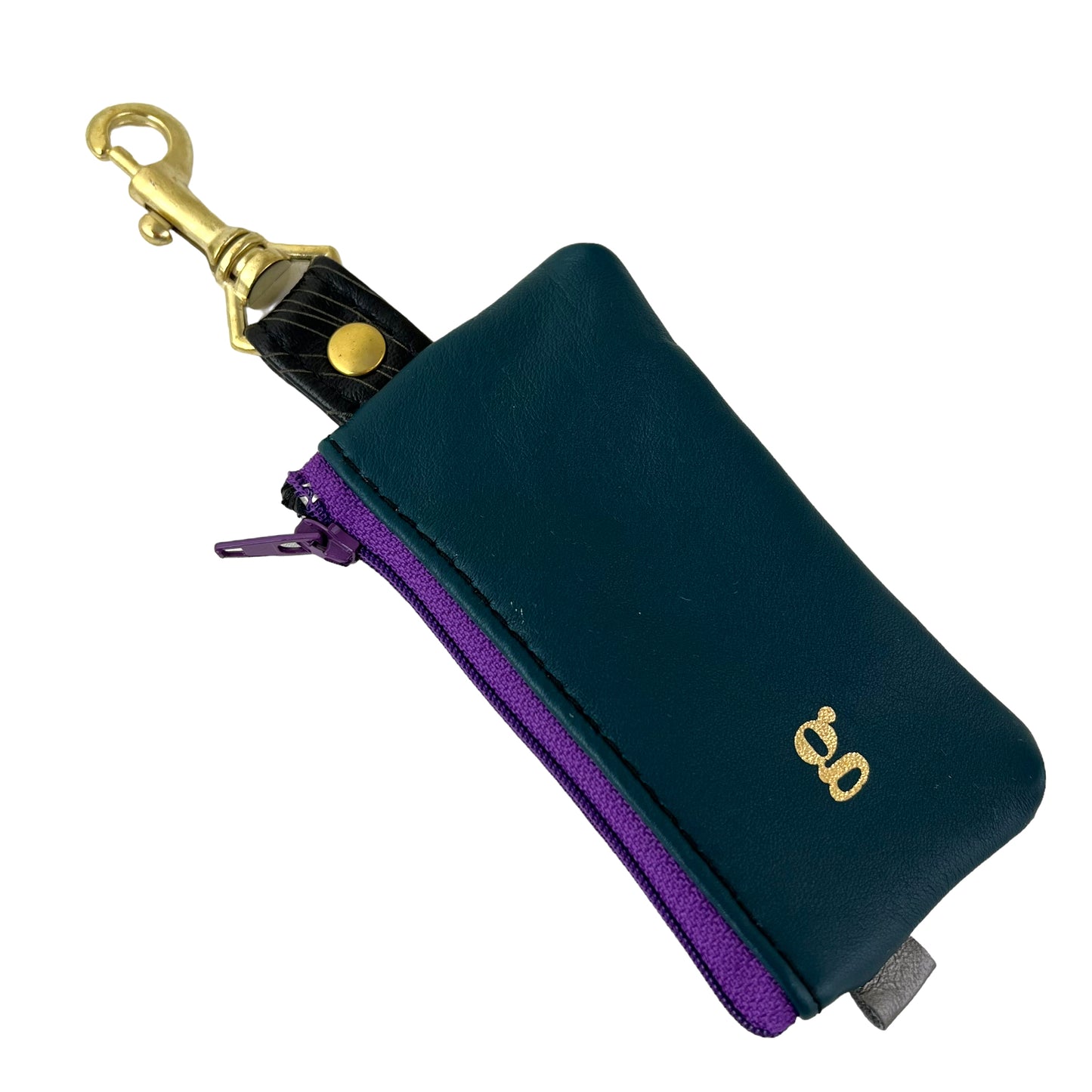 JOY Teal Purple - Positive Change Hook Zipper Purse Edition #14/23