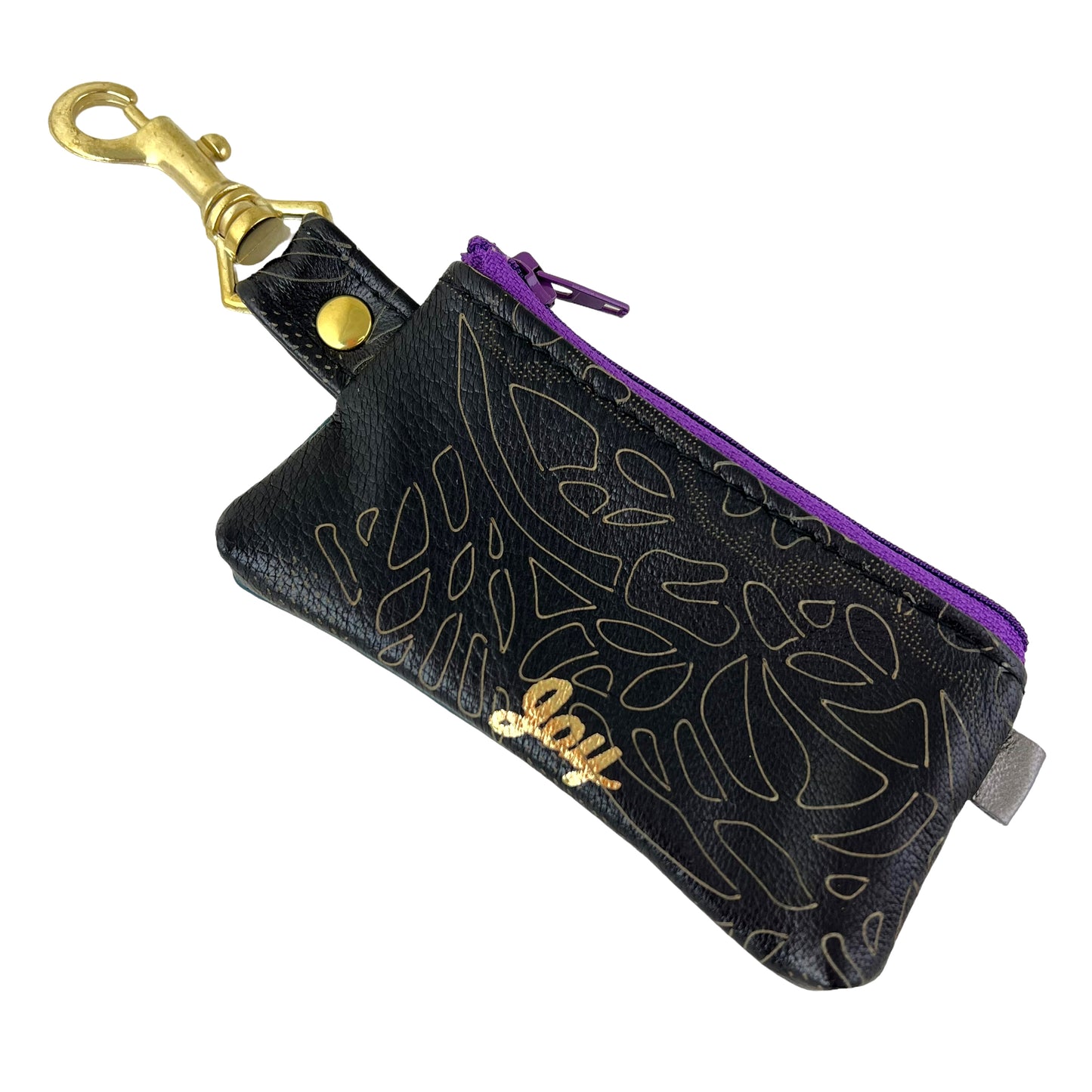 JOY Teal Purple - Positive Change Hook Zipper Purse Edition #14/23
