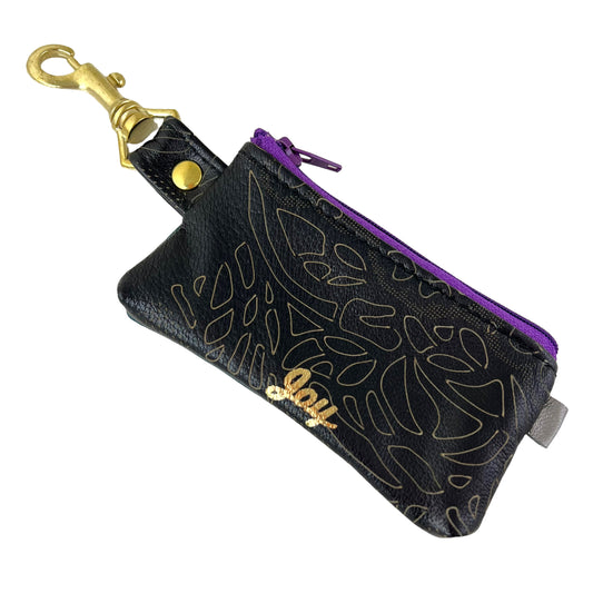 JOY Teal Purple - Positive Change Hook Zipper Purse Edition #14/23
