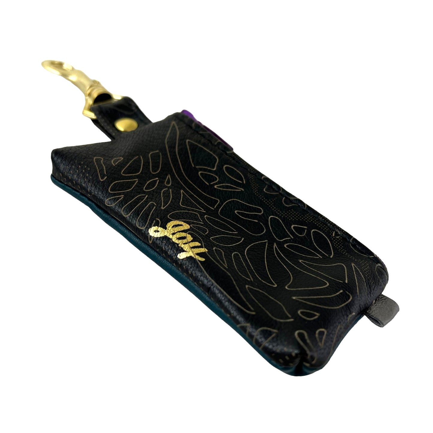 JOY Teal Purple - Positive Change Hook Zipper Purse Edition #14/23