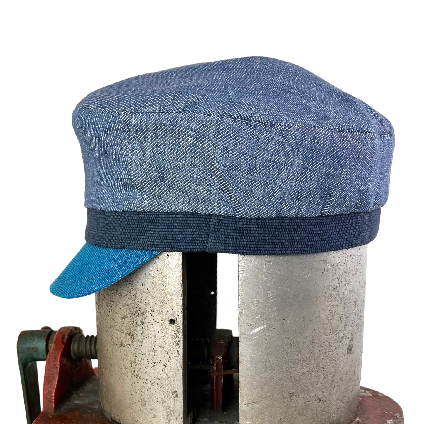 Blue Turquoise Peak Robin Linen Cap Size Medium Large