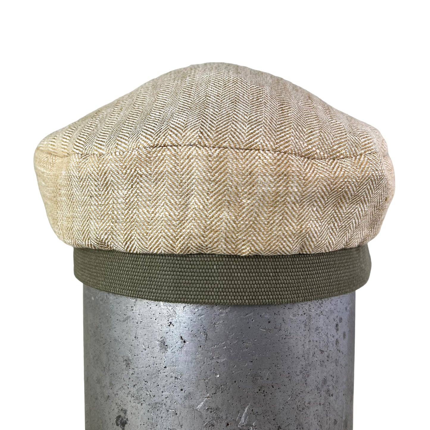 Robin Linen Cap Large Wheat Pumpkin Peak