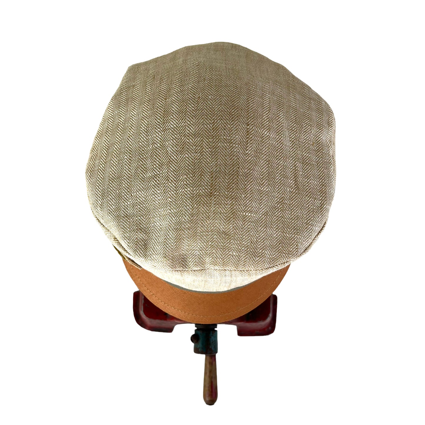 Robin Linen Cap Large Wheat Pumpkin Peak