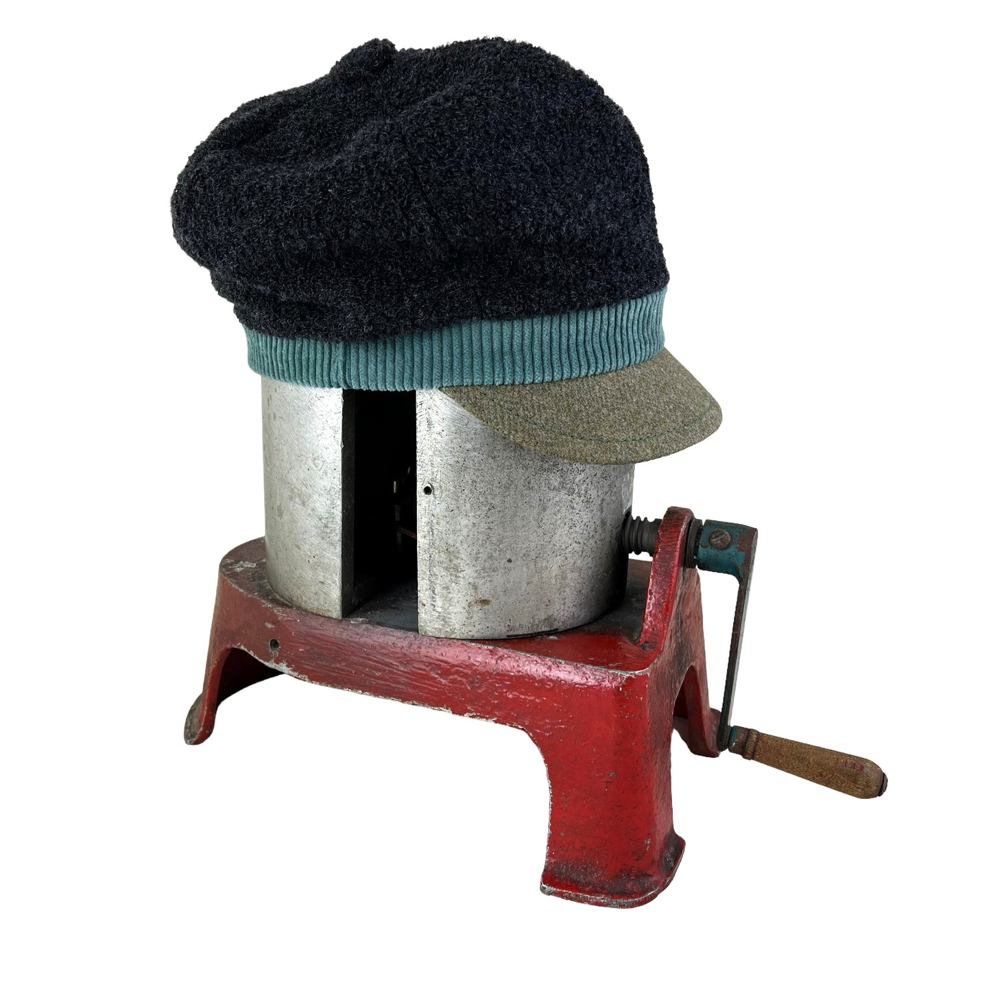 The Rowan Wool Bouclé Cap Large Sage Green Peak