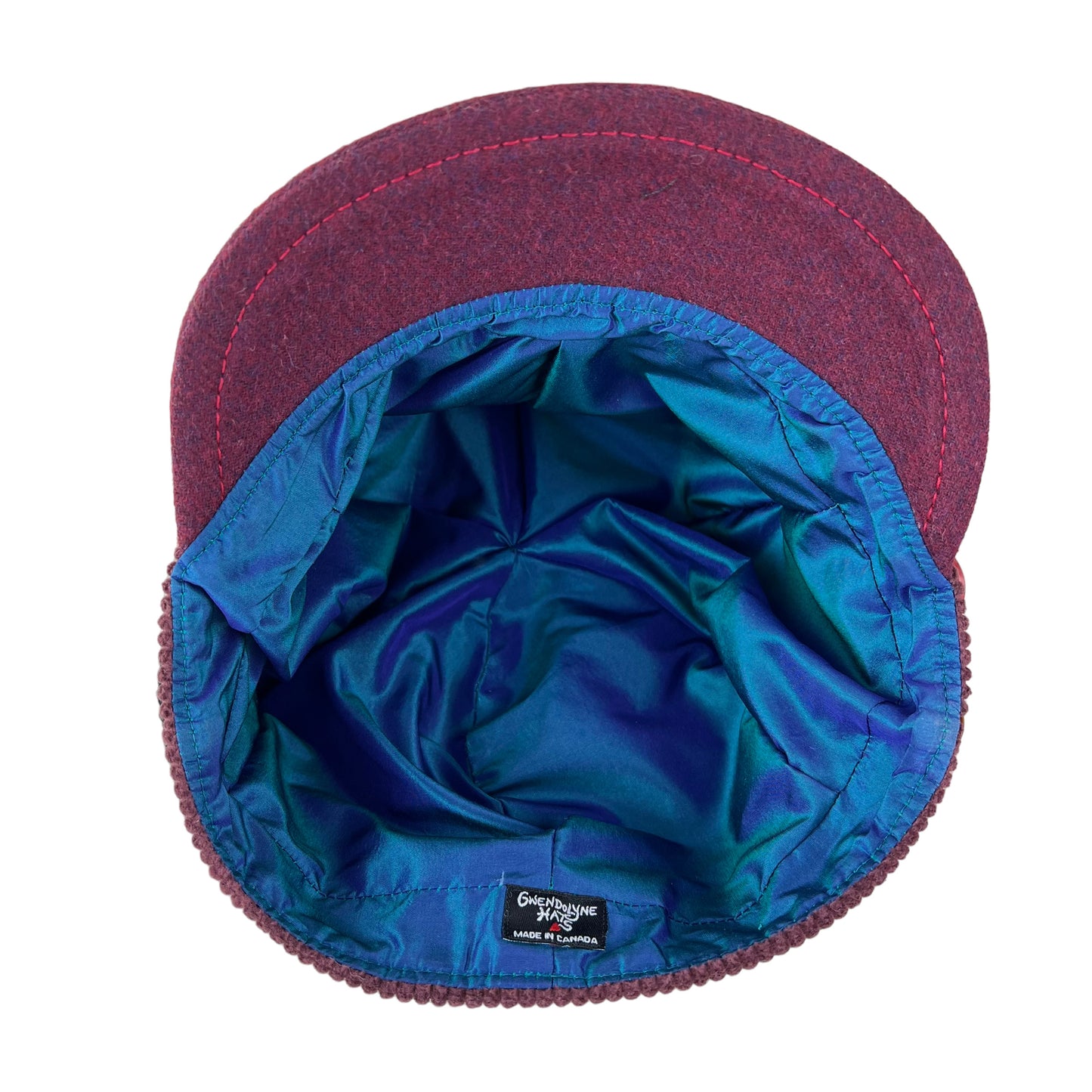 Black Wine Peak Plum Band The Rowan Cap Size Medium Large