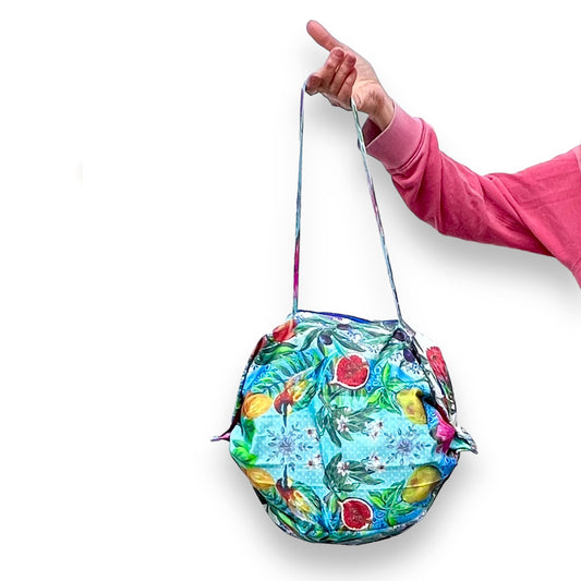 Blue Travel Shoulder Tote Bag Royal Blue Coloured Zipper