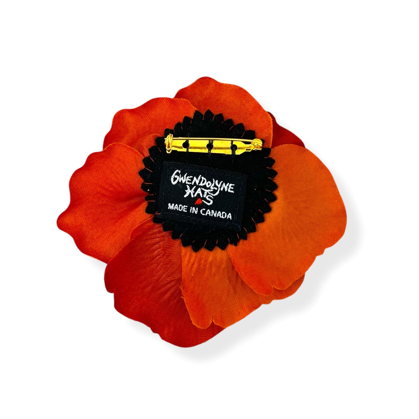 Rust Petal Rose Brooch Antique Steel Cut Button Edition #4