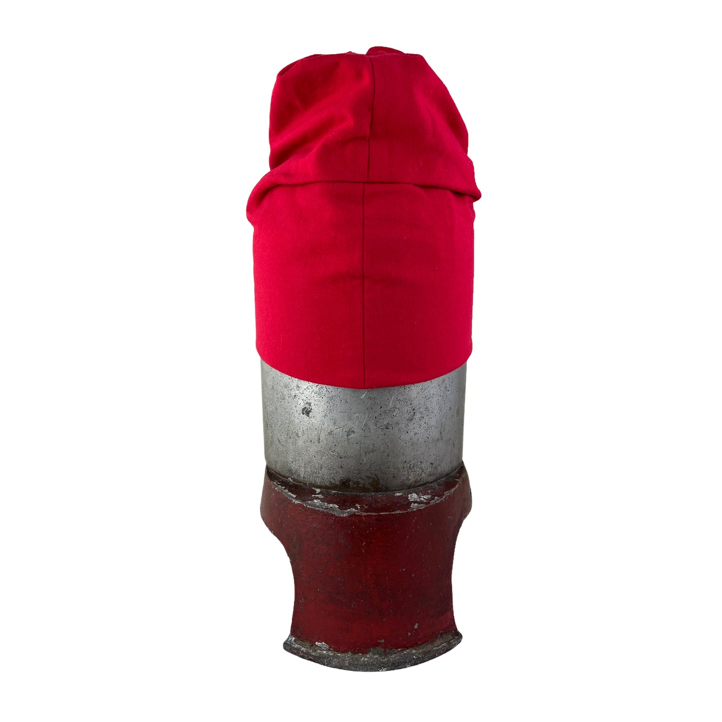 Raven Slouchy Bird Toque Hat Red