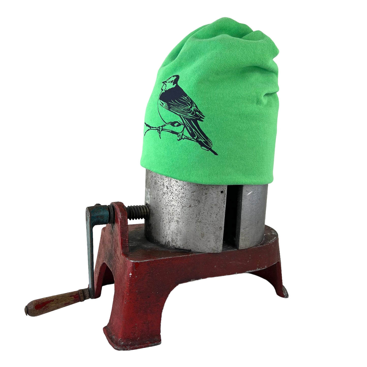 Small Bird Slouchy Toque Hat Green Apple
