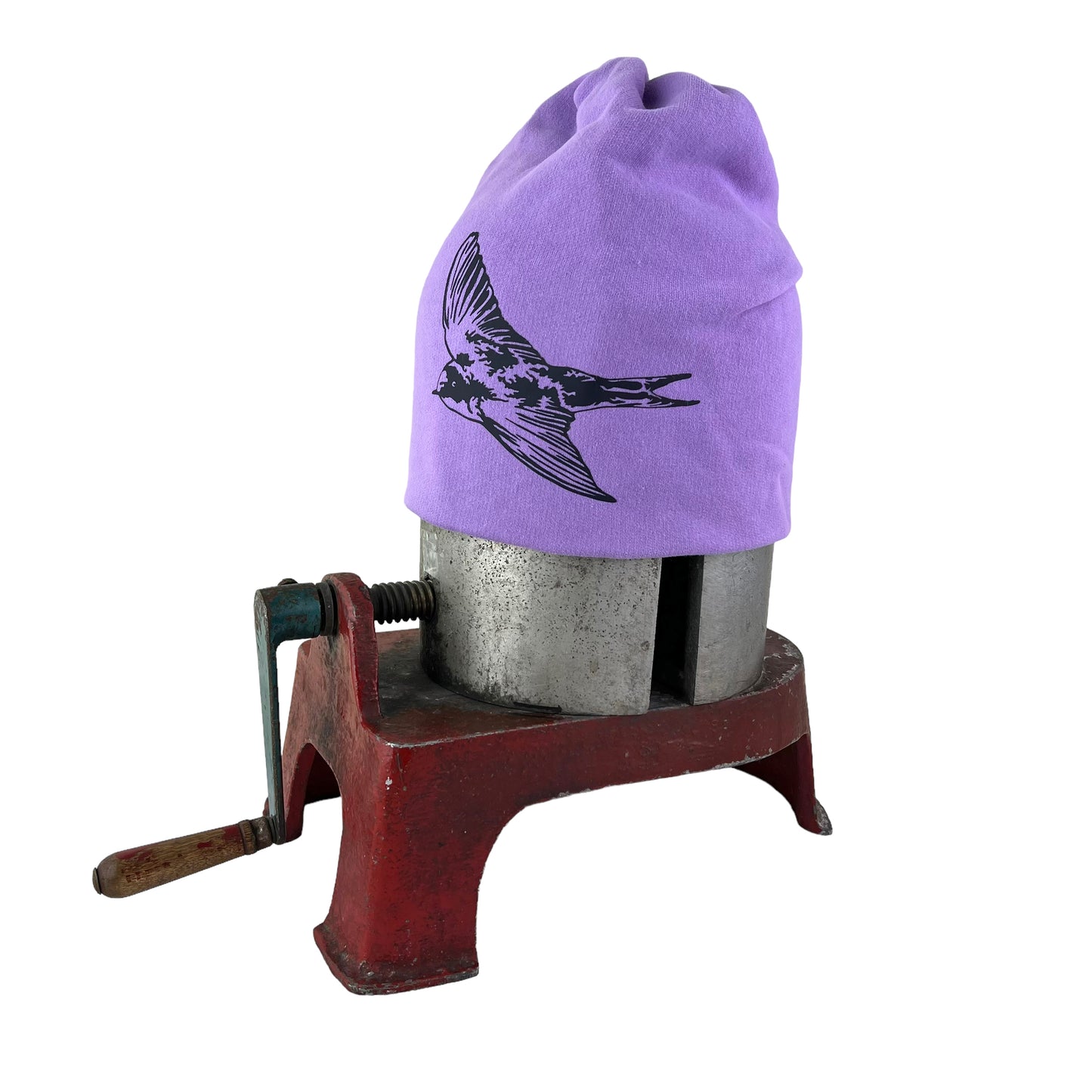 Swallowtail Slouchy Bird Toque Hat Lilac Pink