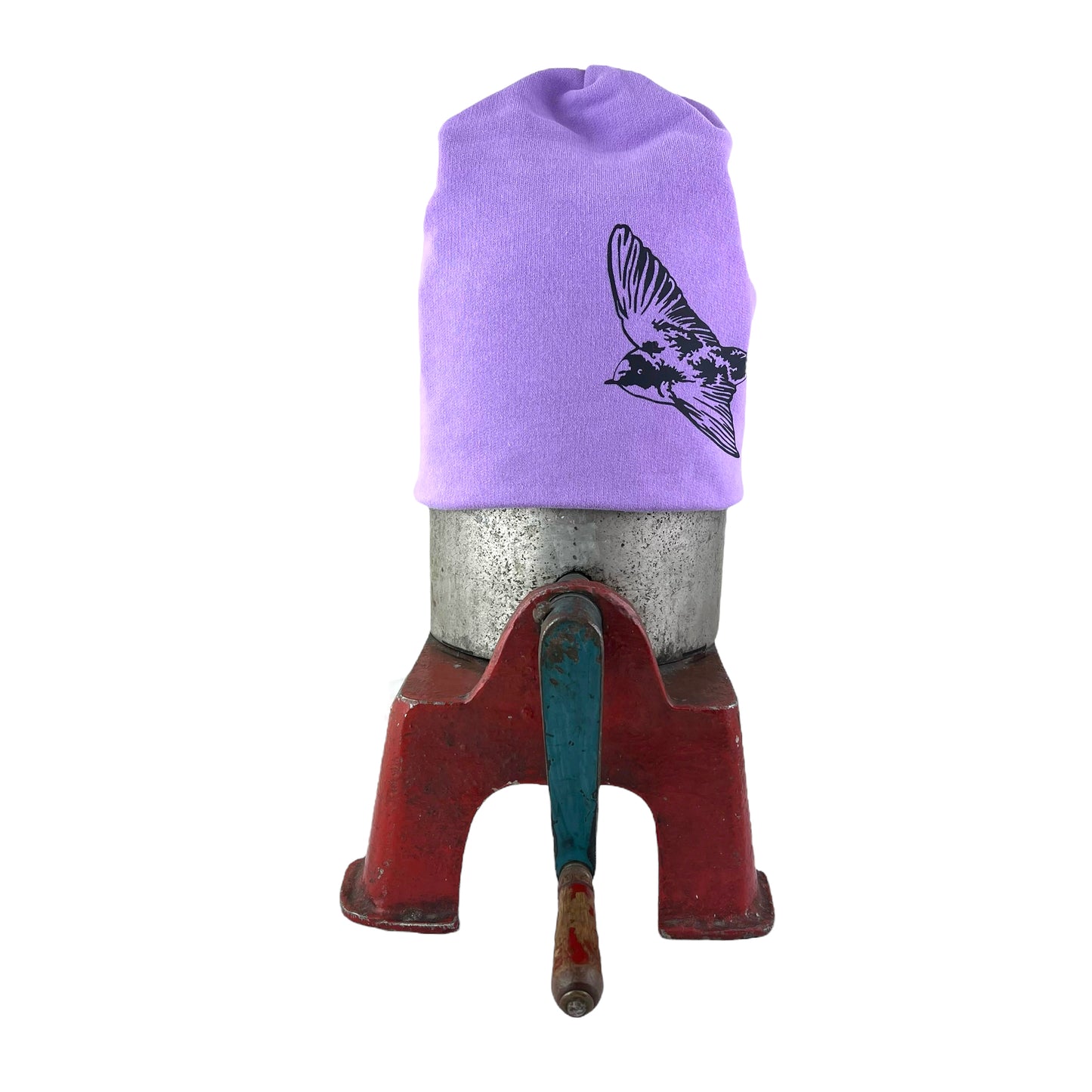 Swallowtail Slouchy Bird Toque Hat Lilac Pink