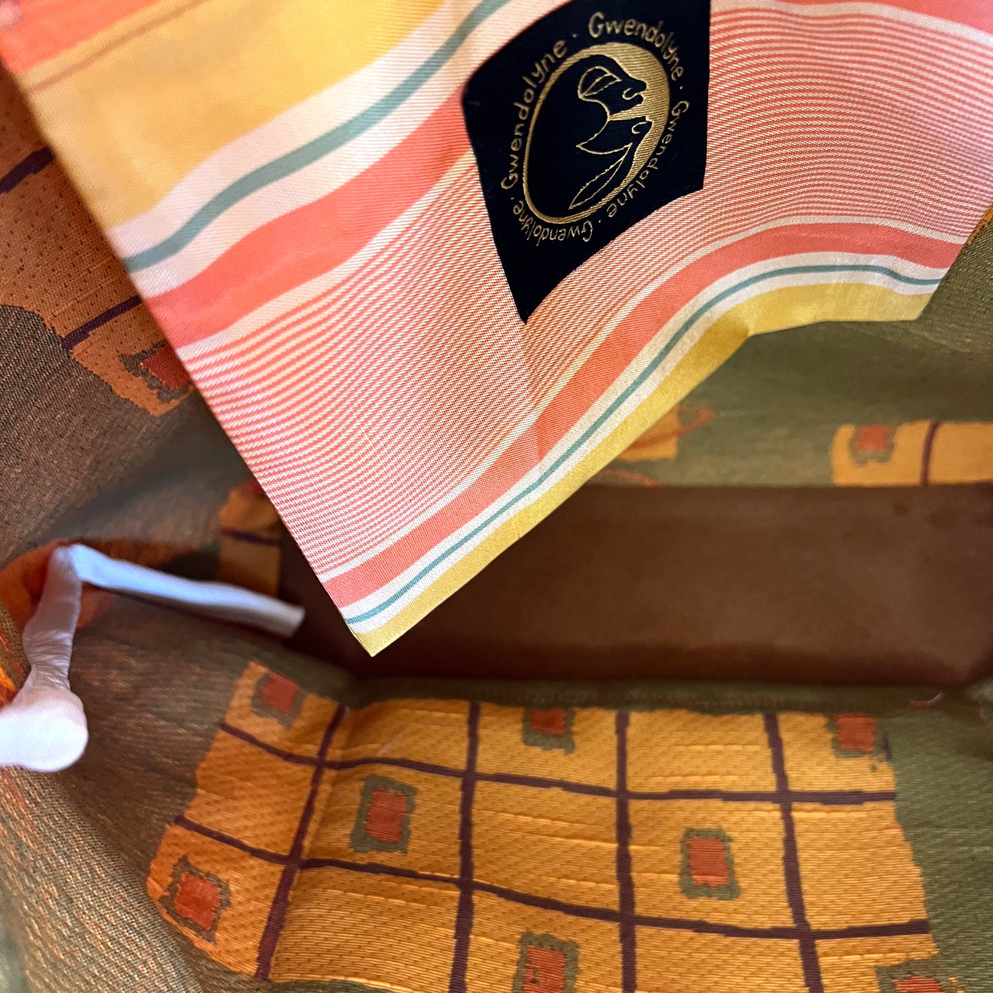 Sunshine Orange Tapestry Tote Bag