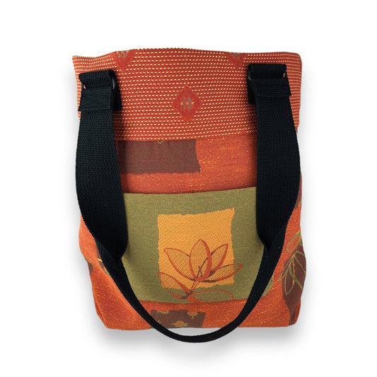 Sunshine Orange Tapestry Tote Bag