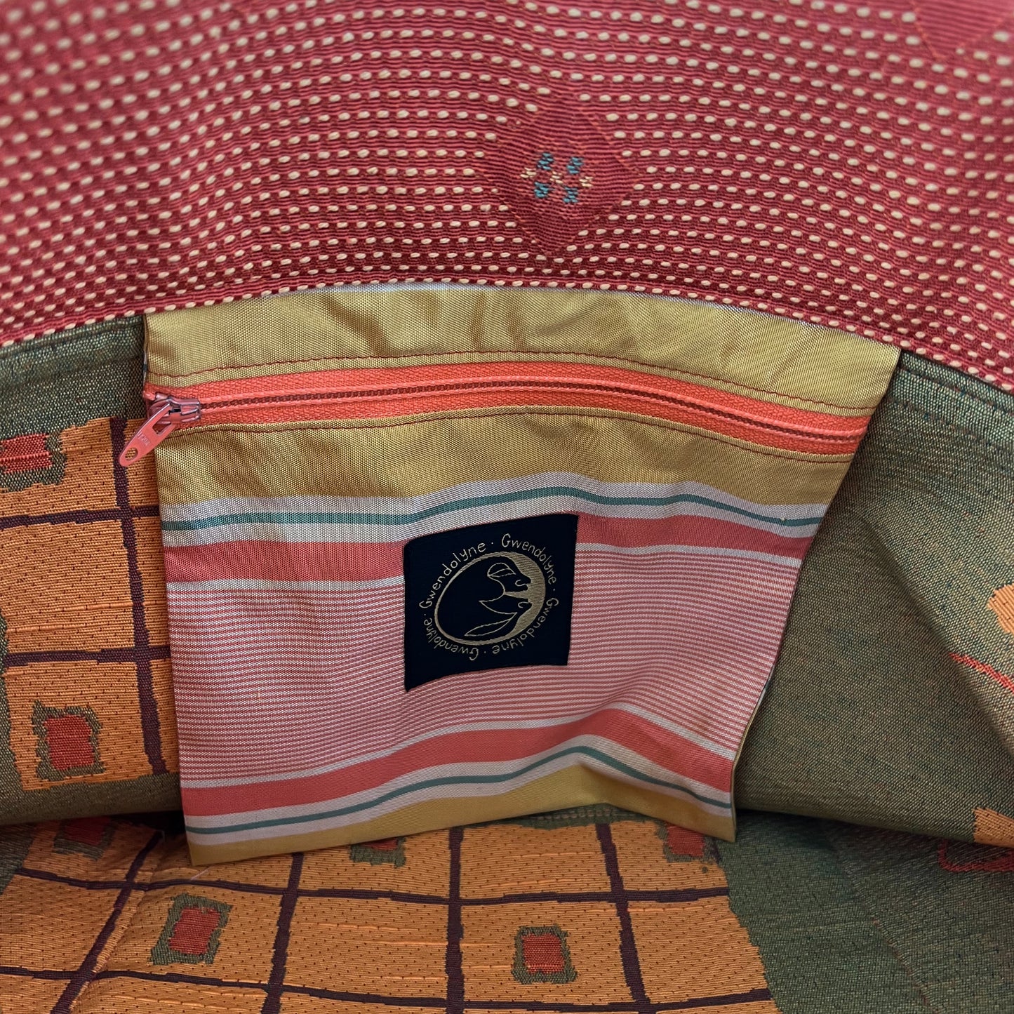 Sunshine Orange Tapestry Tote Bag