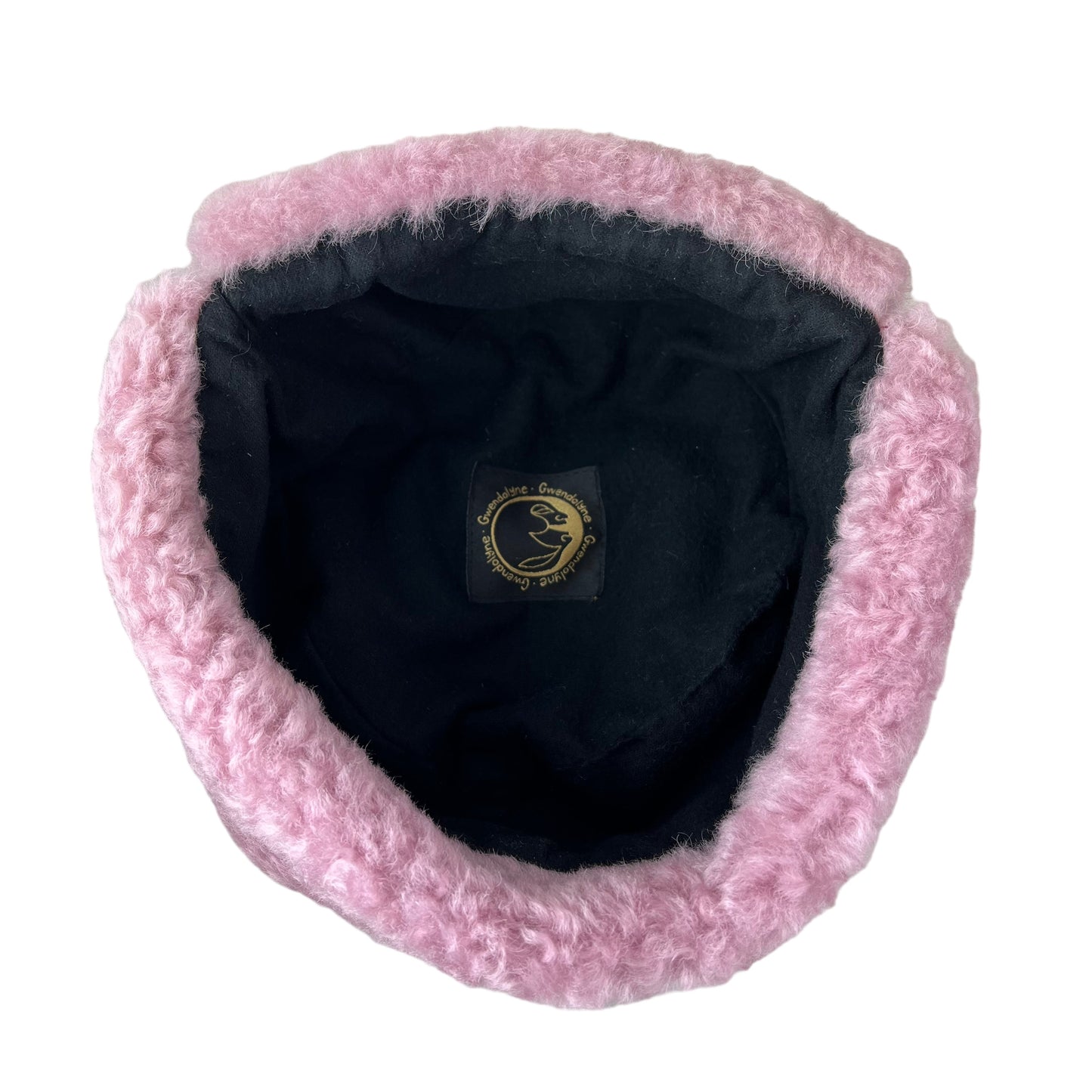 Winter Wave Trapper Helmet Hat Large Baby Blue Pink Fur