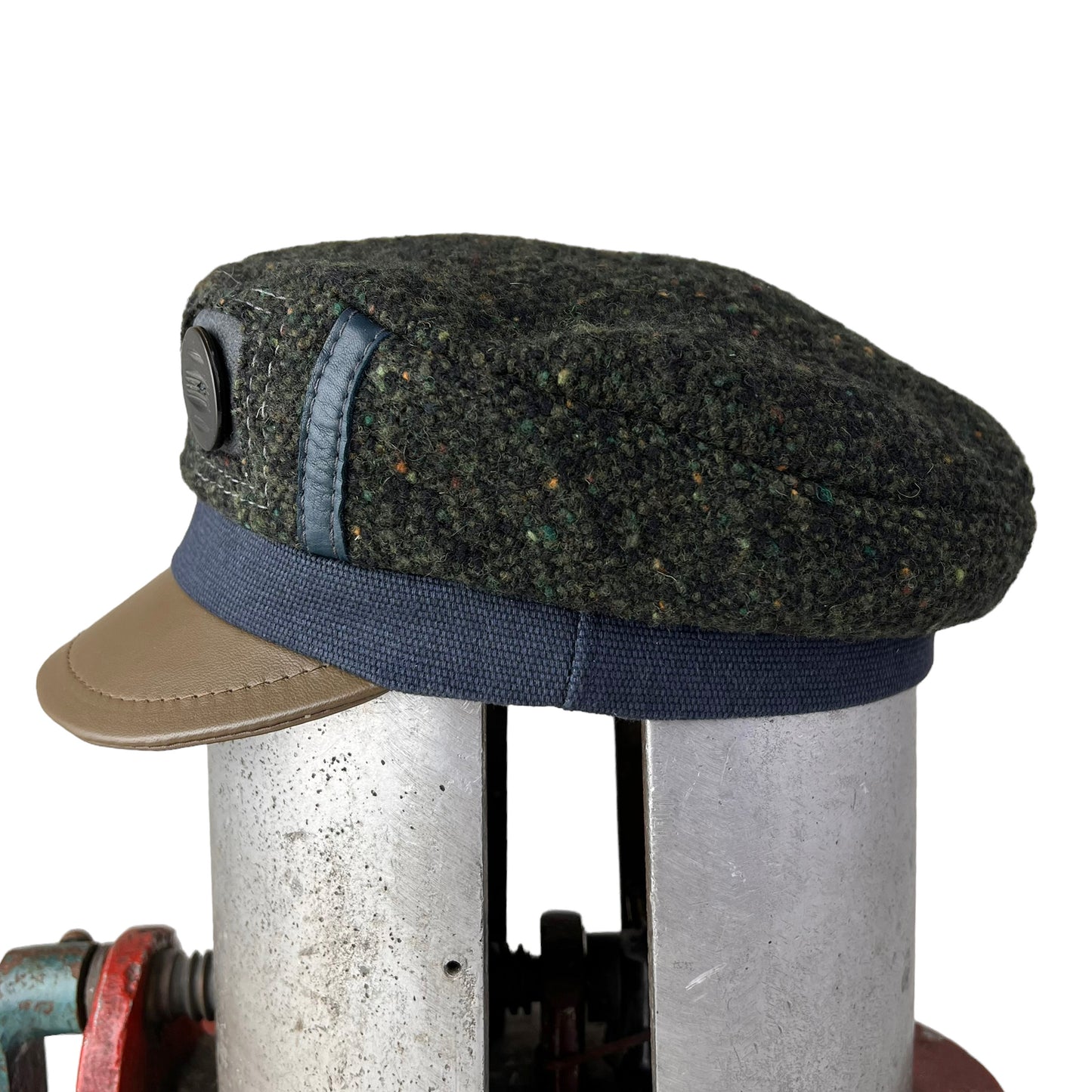 Dark Green Abbey Road Wool Cap - Large