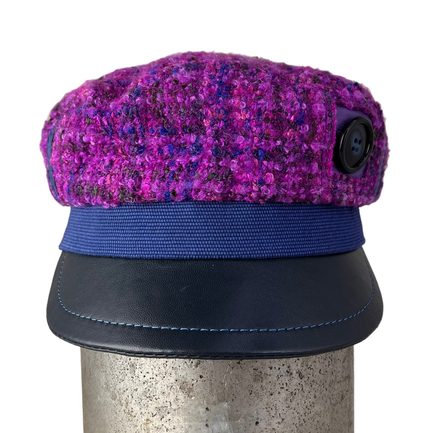 Purple Abbey Road Wool Cap - X Large Womens