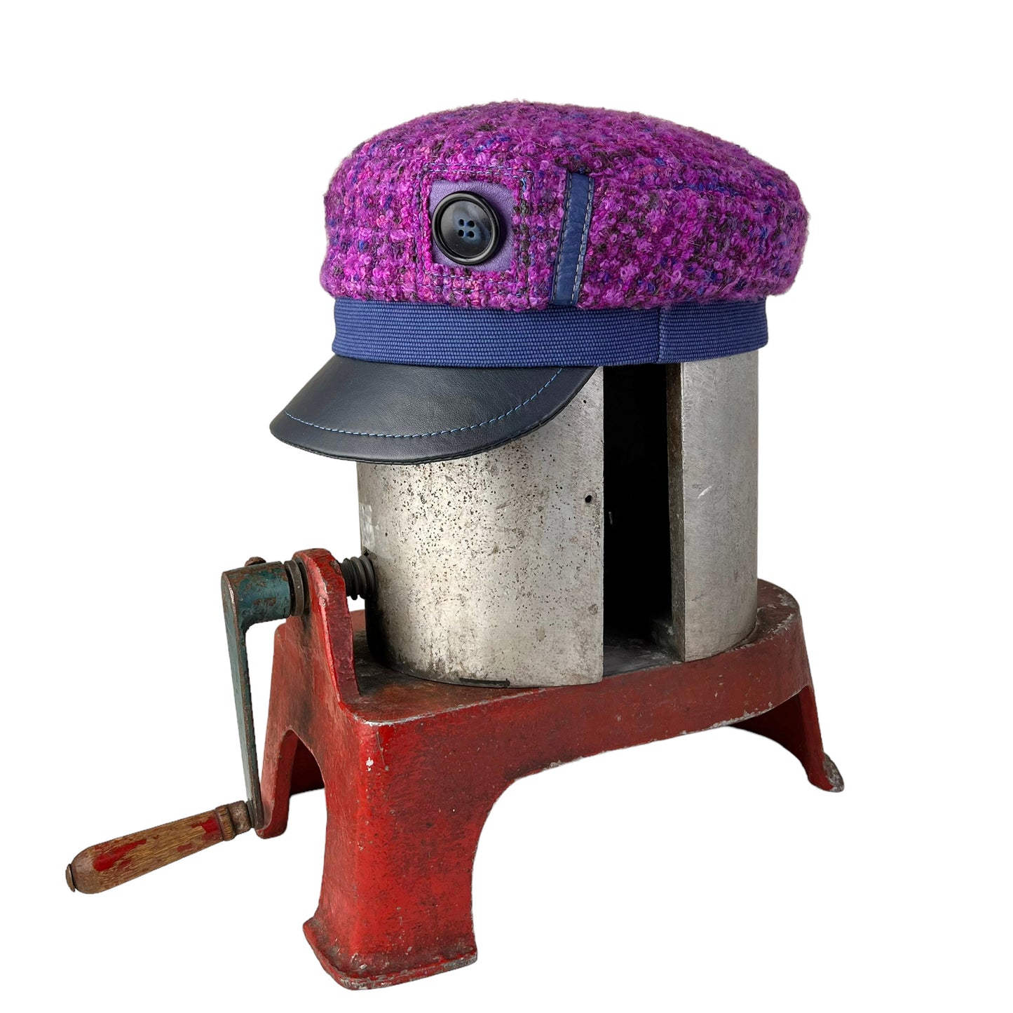 Purple Abbey Road Wool Cap - X Large Womens