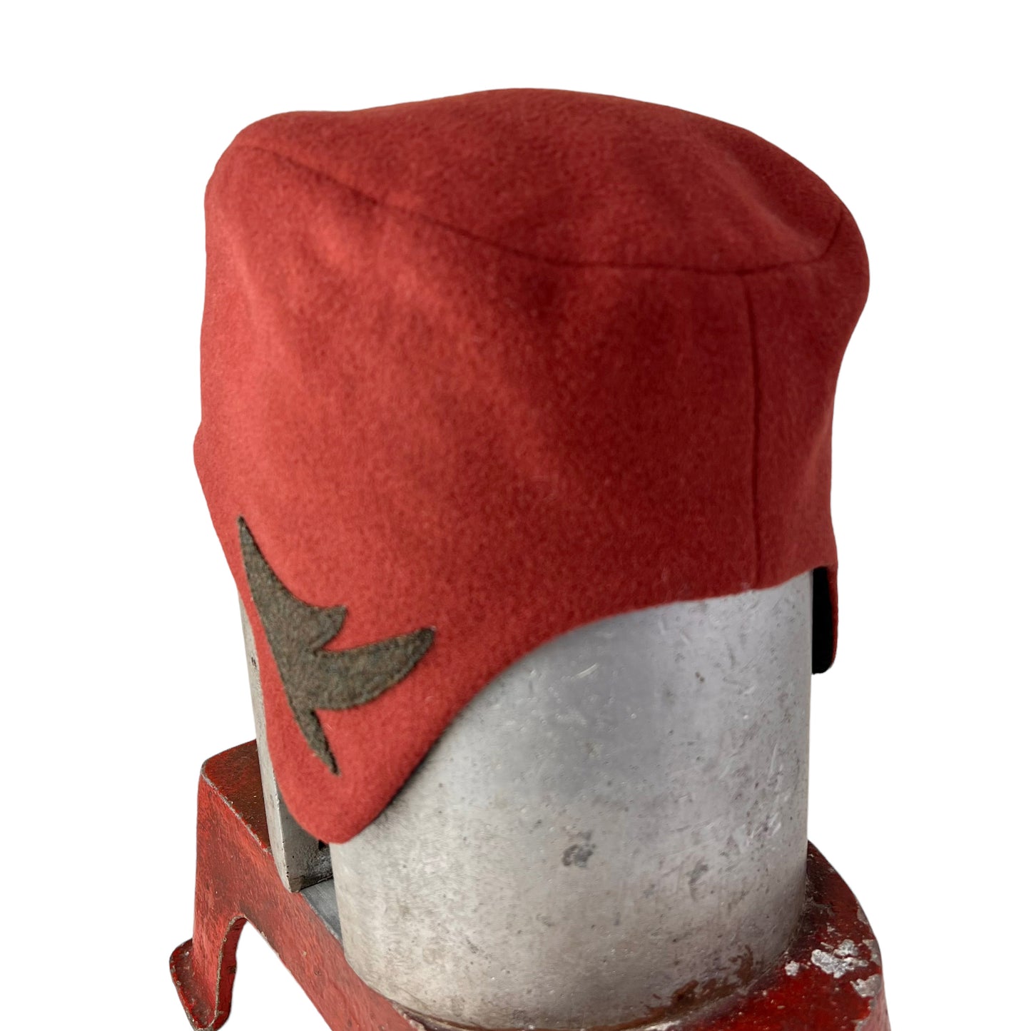 Brown Amelia Wool Ear Flap Helmet Hat - Medium