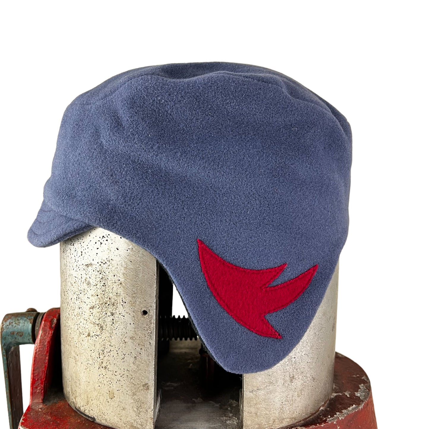 Amelia Wool Ear Flap Womens Helmet Hat X Large Blue Red